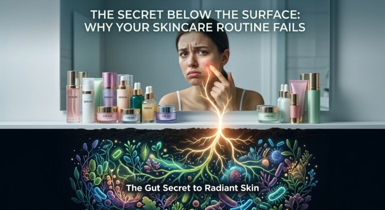 The Secret Below the Surface: Why Your Skincare Routine Fails (and the Gut Secret to Radiant Skin)