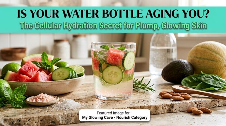Is Your Water Bottle Aging You? The Cellular Hydration Secret for Plump, Glowing Skin