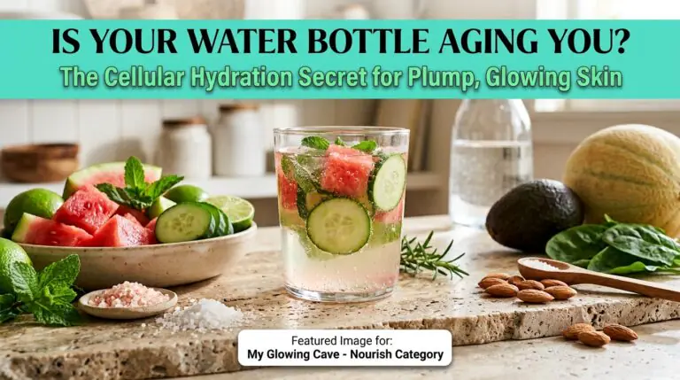 Is Your Water Bottle Aging You? The Cellular Hydration Secret for Plump, Glowing Skin